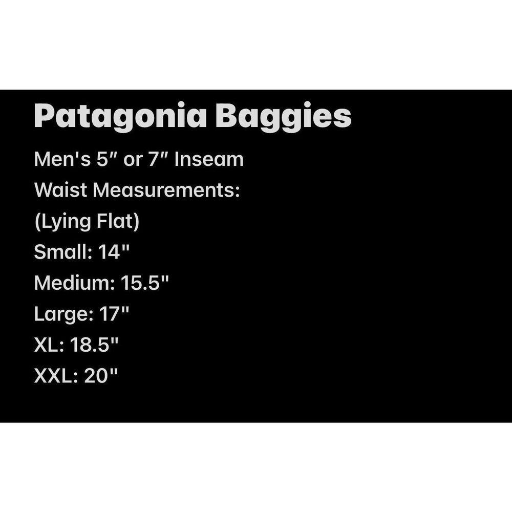 Patagonia Men’s 7” Baggies Shorts New Visions New Navy NWT Size Large - Picture 4 of 4
